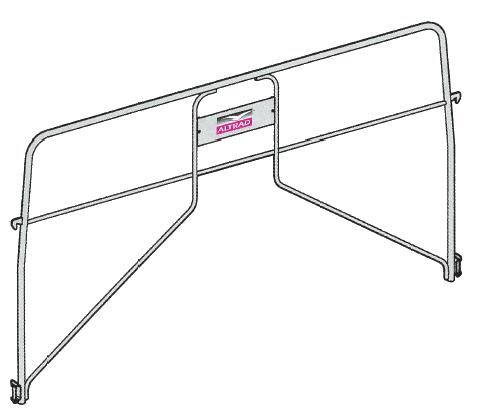 GARDE CORPS DE SÉCURITÉ ALTRAD LONGUEUR 3 M AERIS 45 -Q134