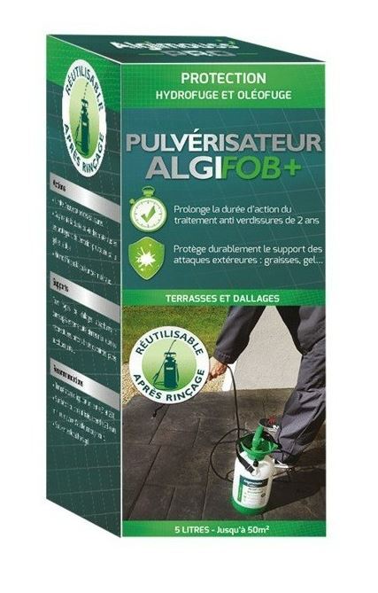 ALGIFOB+ - Pulvérisateur 5 LITRES - Imperméabilisant eau + graisses dallages ALGIMOUSS - 048007