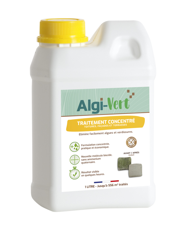 ALGI-VERT TRAITEMENT CONCENTRE A DILUER 1 LITRE 196001