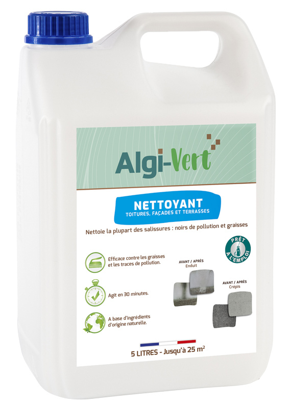 ALGI-VERT NETTOYANT PRÊT A L'EMPLOI 5 LITRES 198001