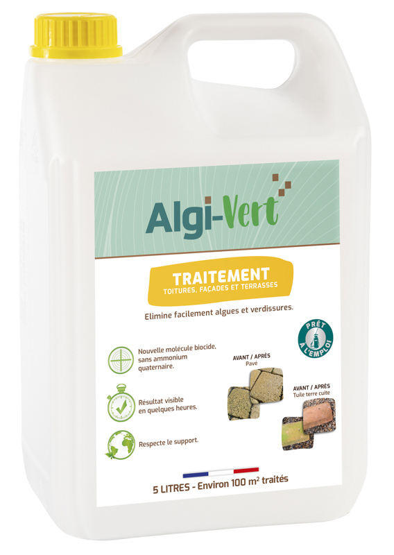 ALGI-VERT TRAITEMENT PRÊT A L'EMPLOI 5 LITRES 200004