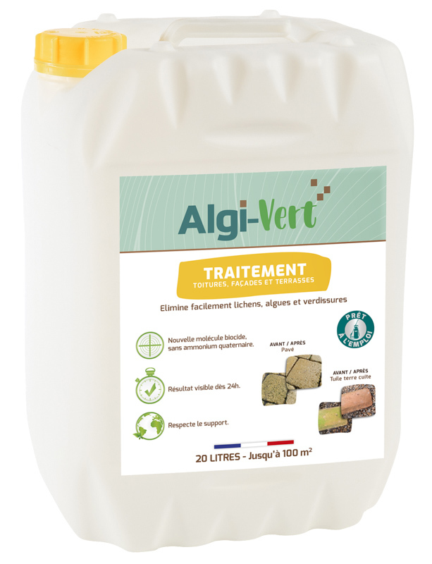 ALGI-VERT TRAITEMENT PRÊT A L'EMPLOI 20 LITRES 200005