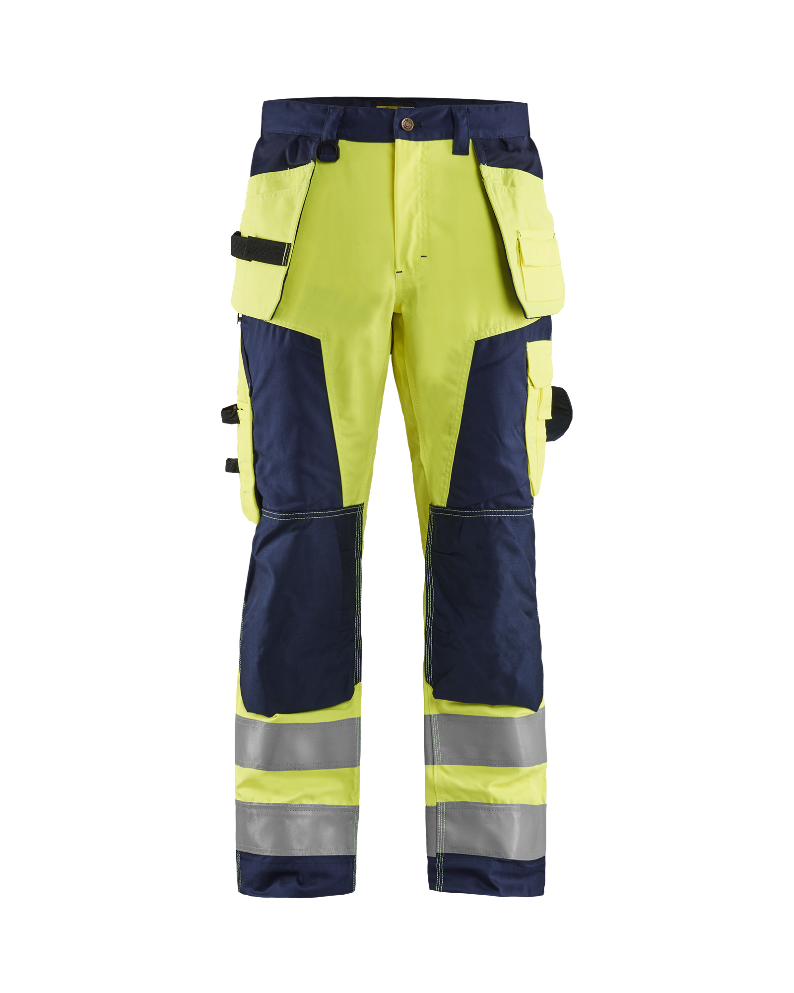 Pantalon artisan haute-visibilité Blåkläder 1568 Jaune fluo/Marine Blaklader - 156818113389C