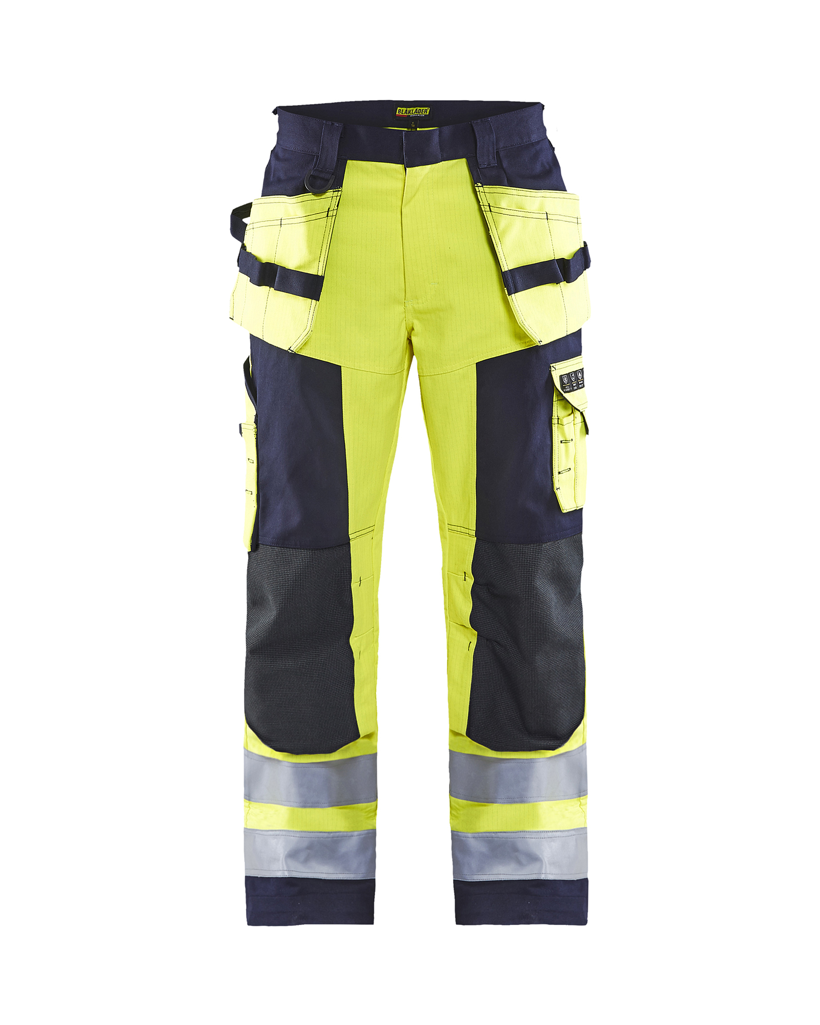 Pantalon artisan multinormes Blåkläder 1579 Jaune fluo/Marine Blaklader - 157915143389C