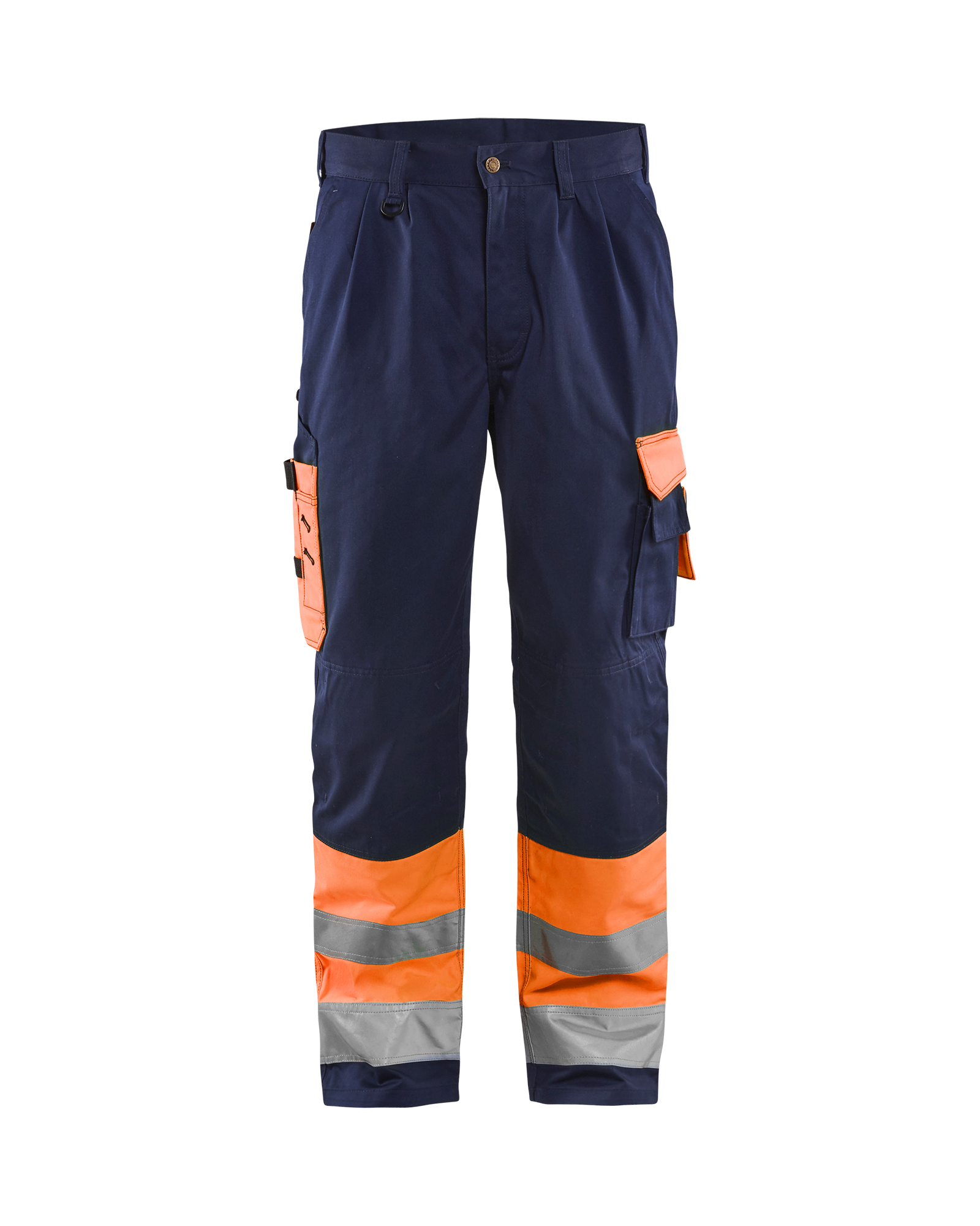 Pantalon artisan haute-visibilité Blåkläder 1584 Orange fluo/Marine Blaklader - 158418605389C