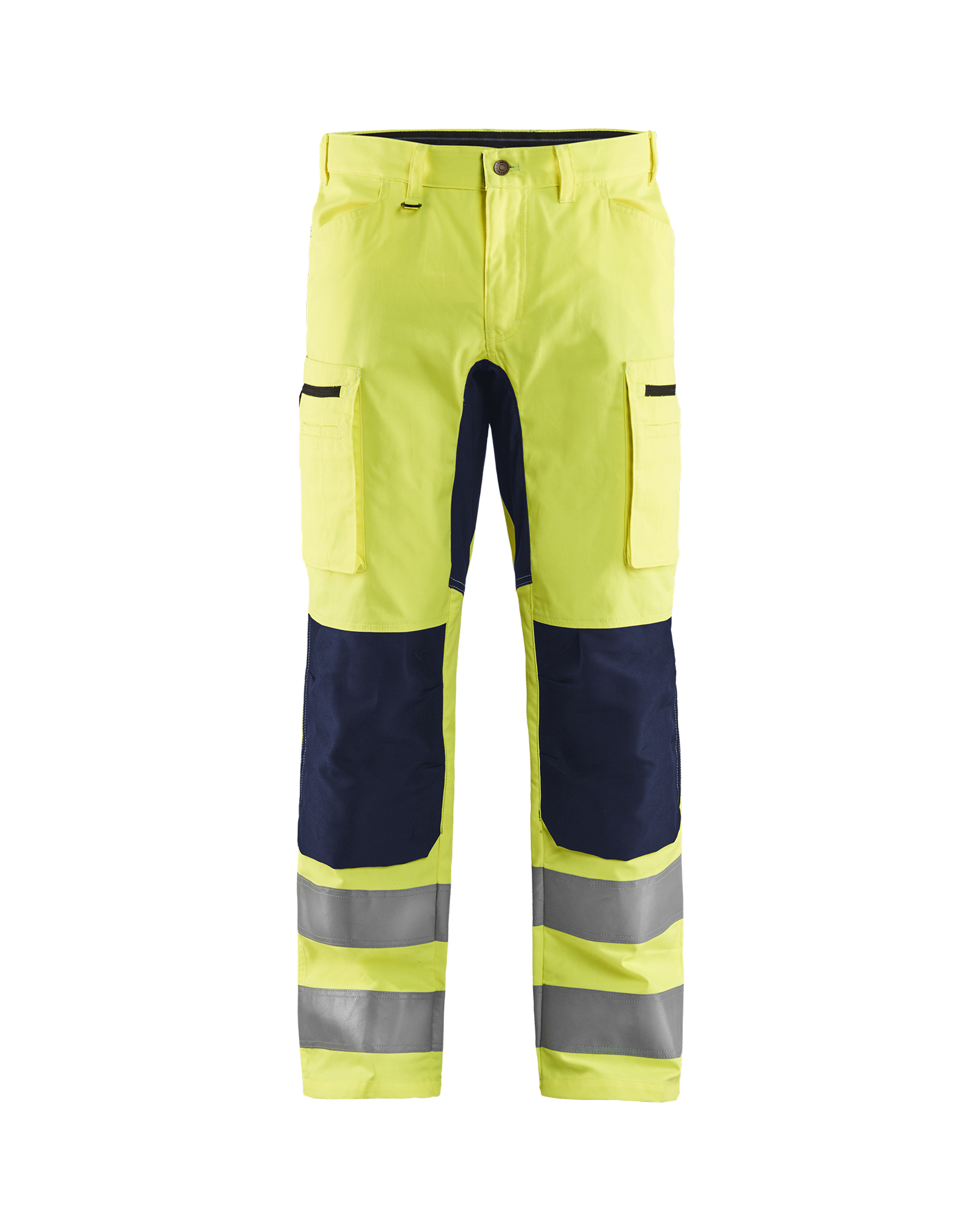 Pantalon artisan haute-visibilité +stretch Blåkläder 1585 Jaune fluo/Marine Blaklader - 158518113389C