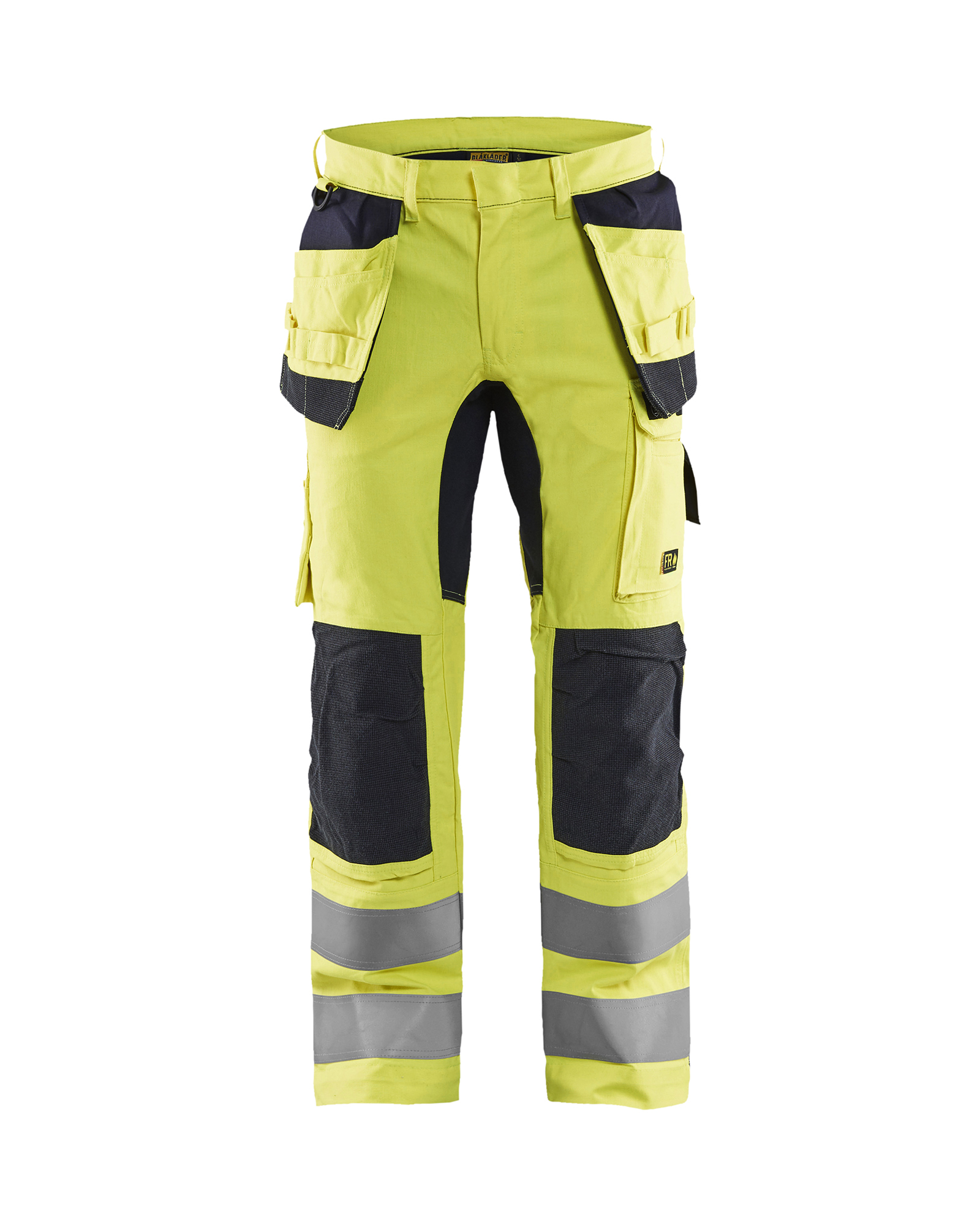 Pantalon multinormes inhérent + stretch Blåkläder 1587 Jaune fluo/Marine Blaklader - 158715123389C