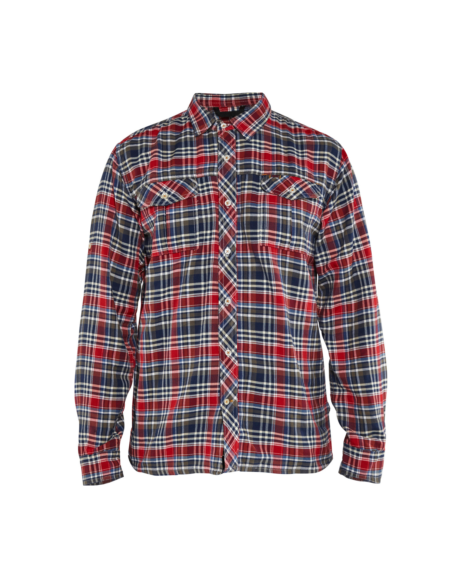 Chemise flanelle Blåkläder 3299 Marine/rouge Blaklader - 329911378956