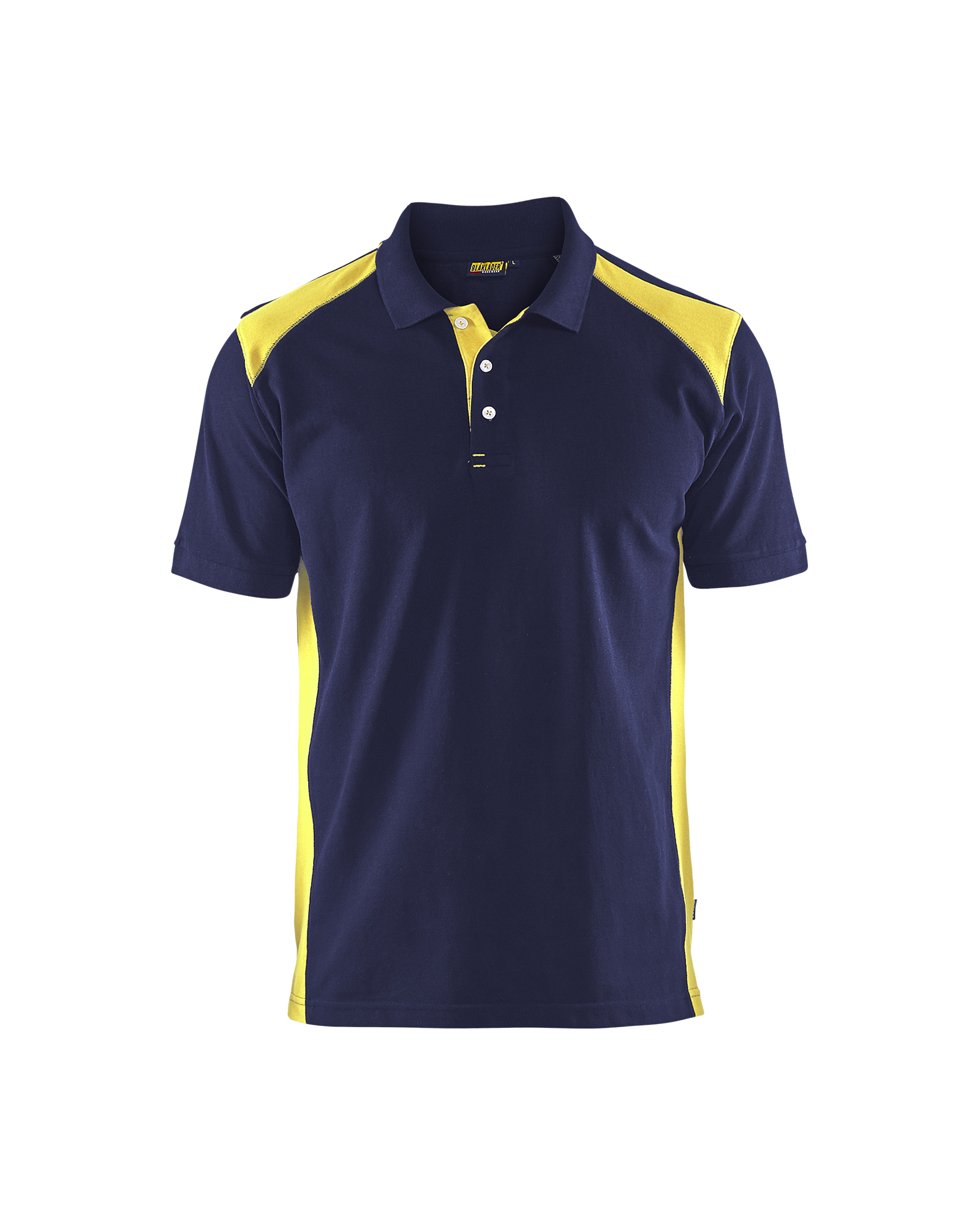 Polo Piqué Blåkläder 3324 Marine/Jaune fluo Blaklader - 332410508933