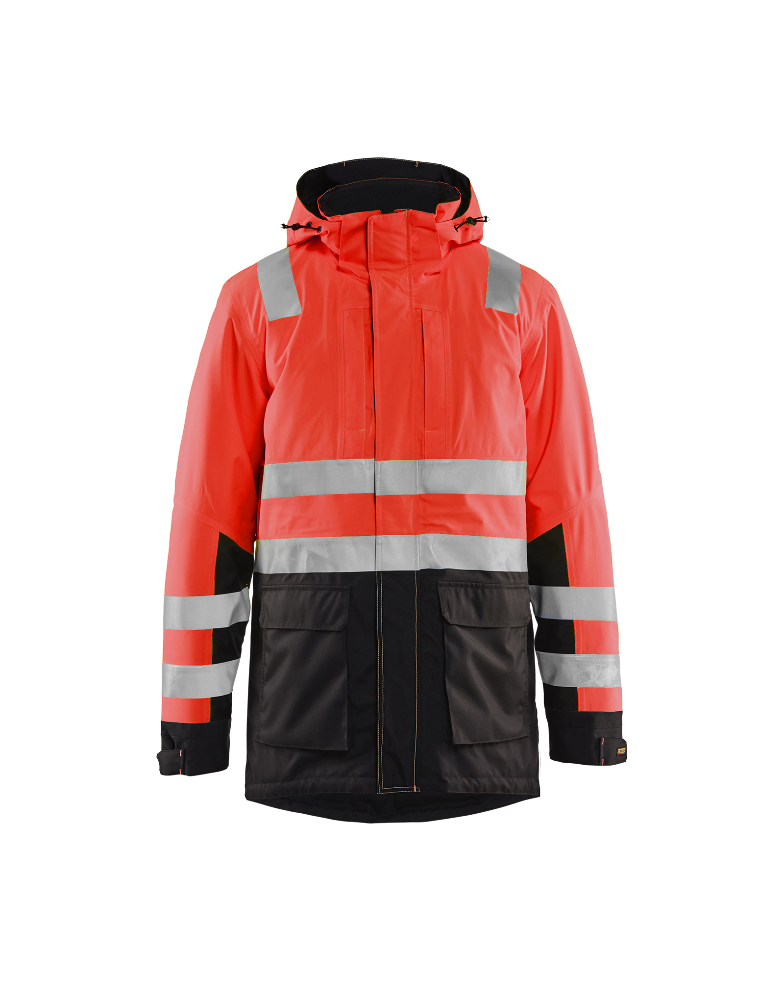 Parka hiver haute-visibilité Blåkläder 4495 Rouge fluo/Noir Blaklader - 449519875599