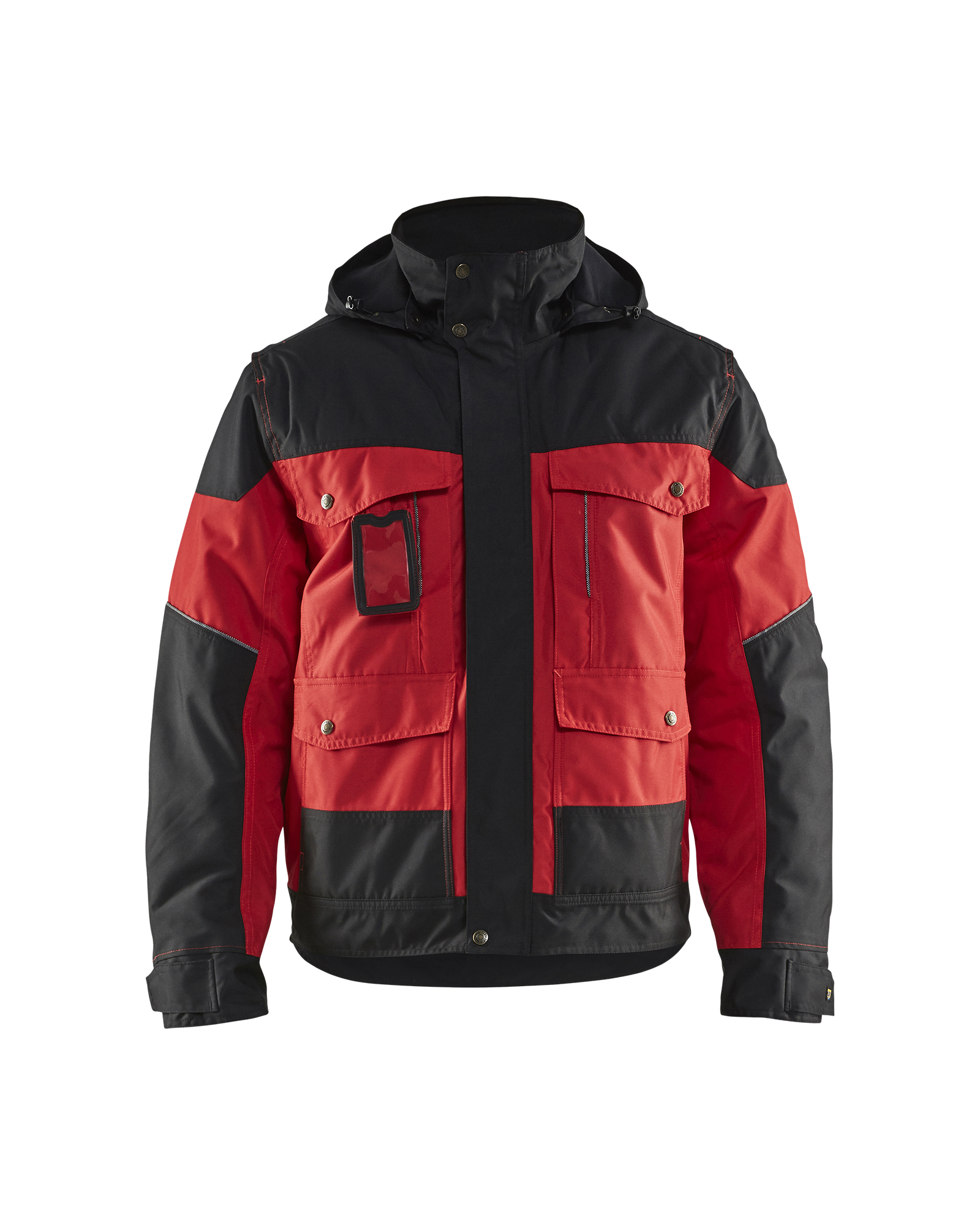 Veste hiver à capuche Blåkläder 4886 Rouge/Noir Blaklader - 488619775699