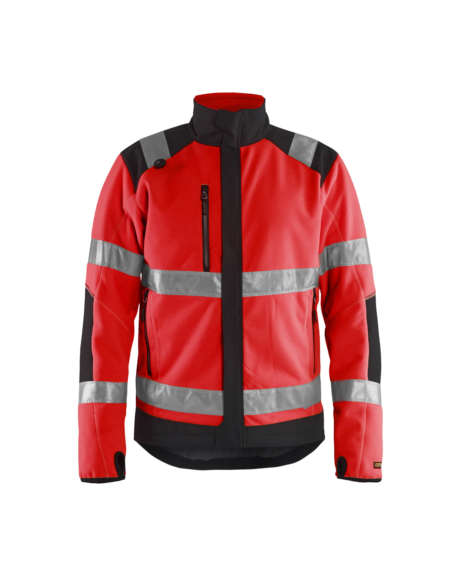 Veste polaire coupe-vent haute-visibilité Blåkläder 4888 Rouge fluo/Noir Blaklader - 488825245599