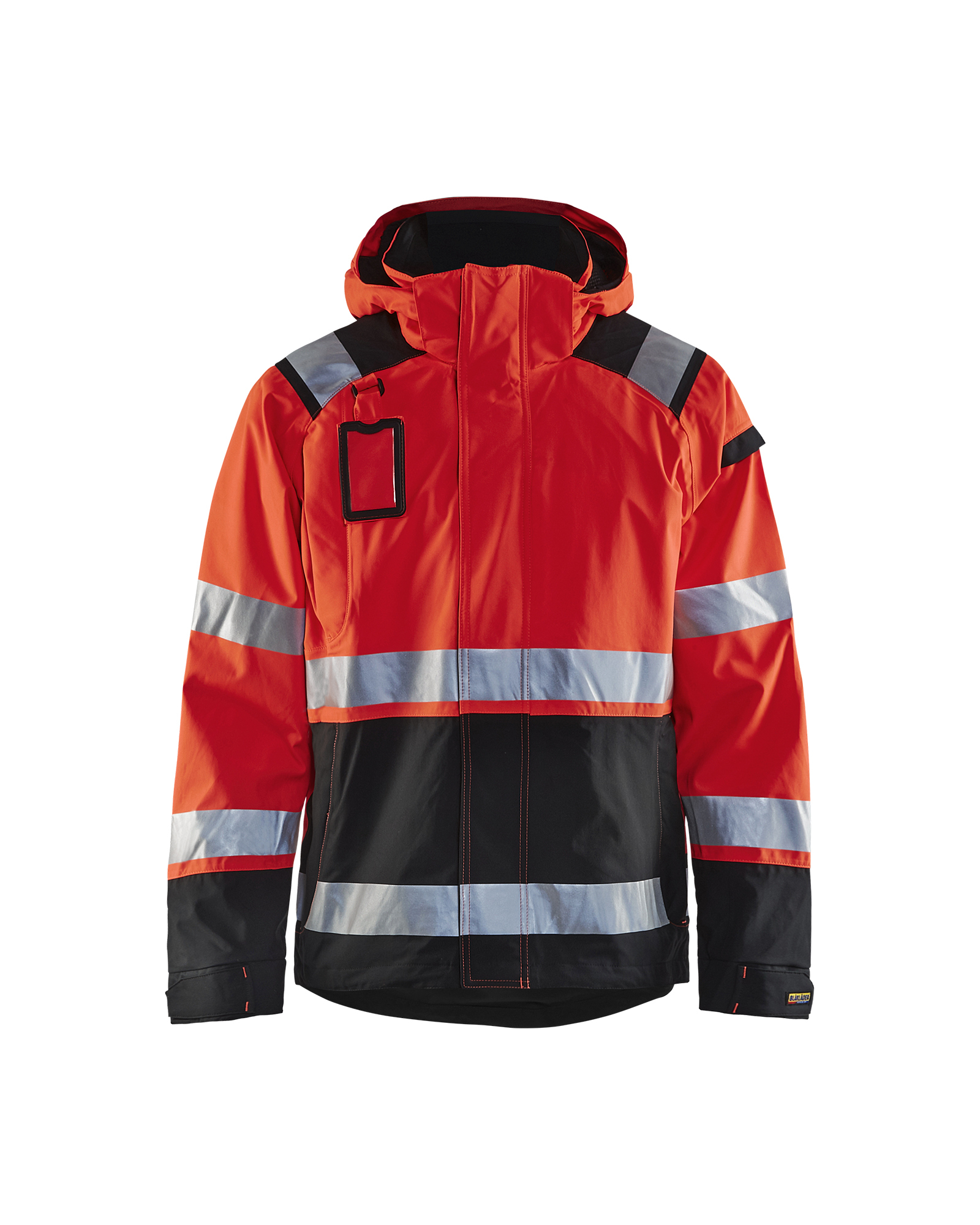 Veste hardshell stretch 2D haute-visibilité Blåkläder 4987 Rouge fluo/Noir Blaklader - 498719875599