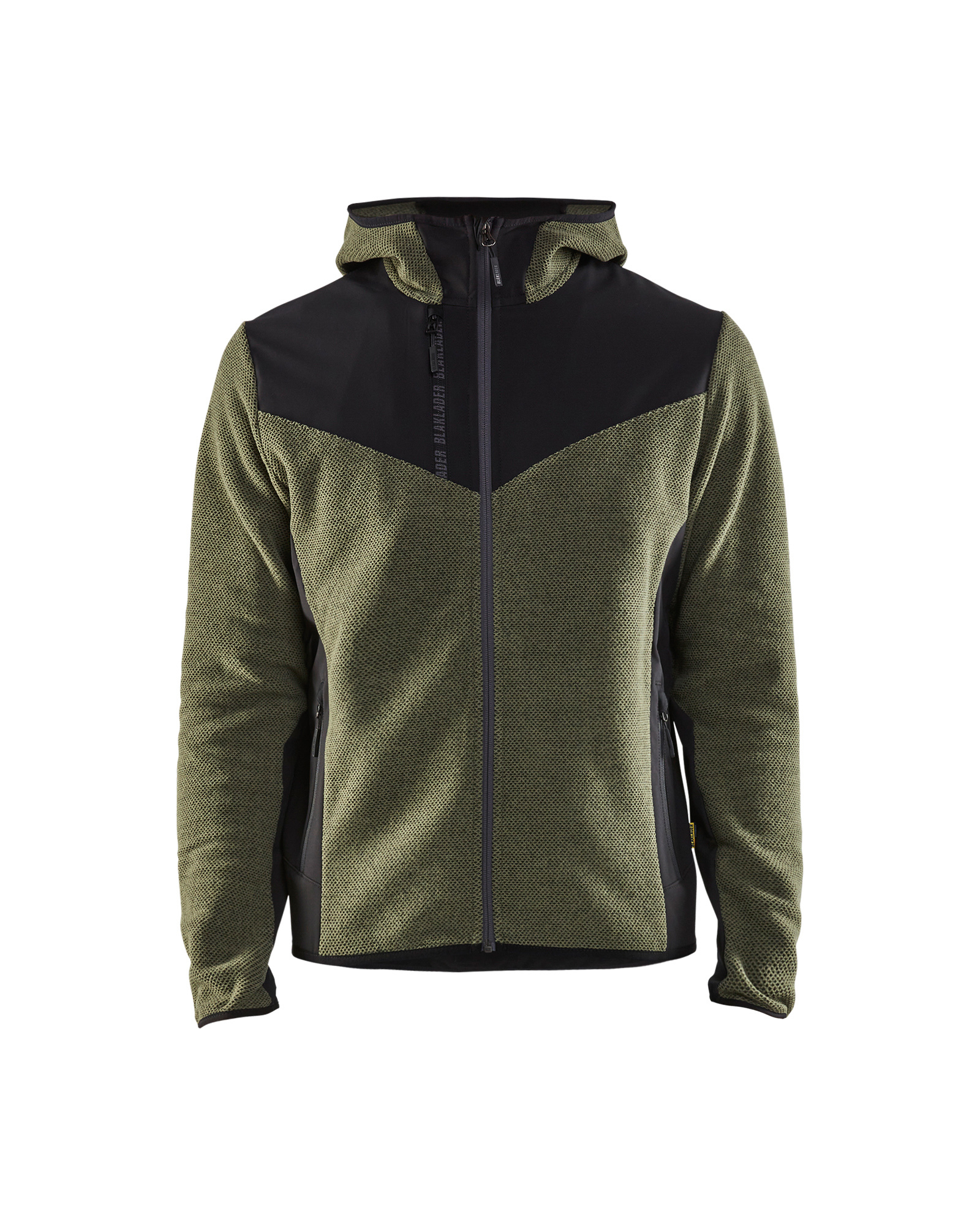 Veste tricotée avec softshell Blåkläder 5940 Vert foncé/Noir Blaklader - 594025364199