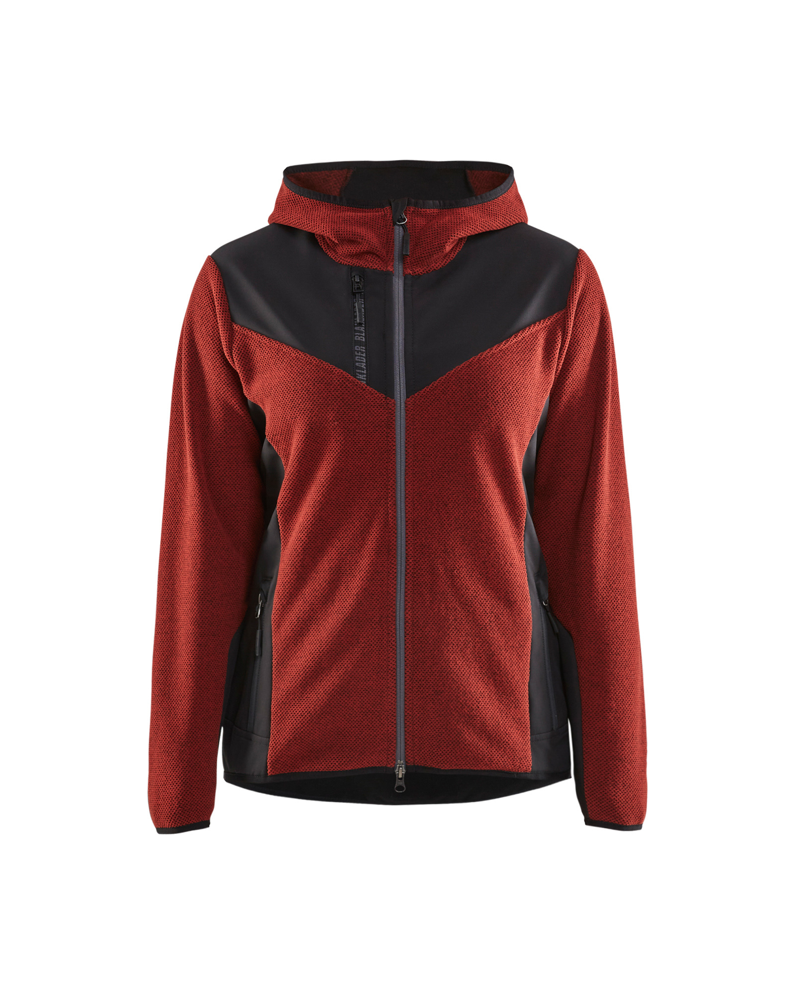 Veste tricotée avec softshell femme Blåkläder 5941 Rouge brique/Noir Blaklader - 594125365999