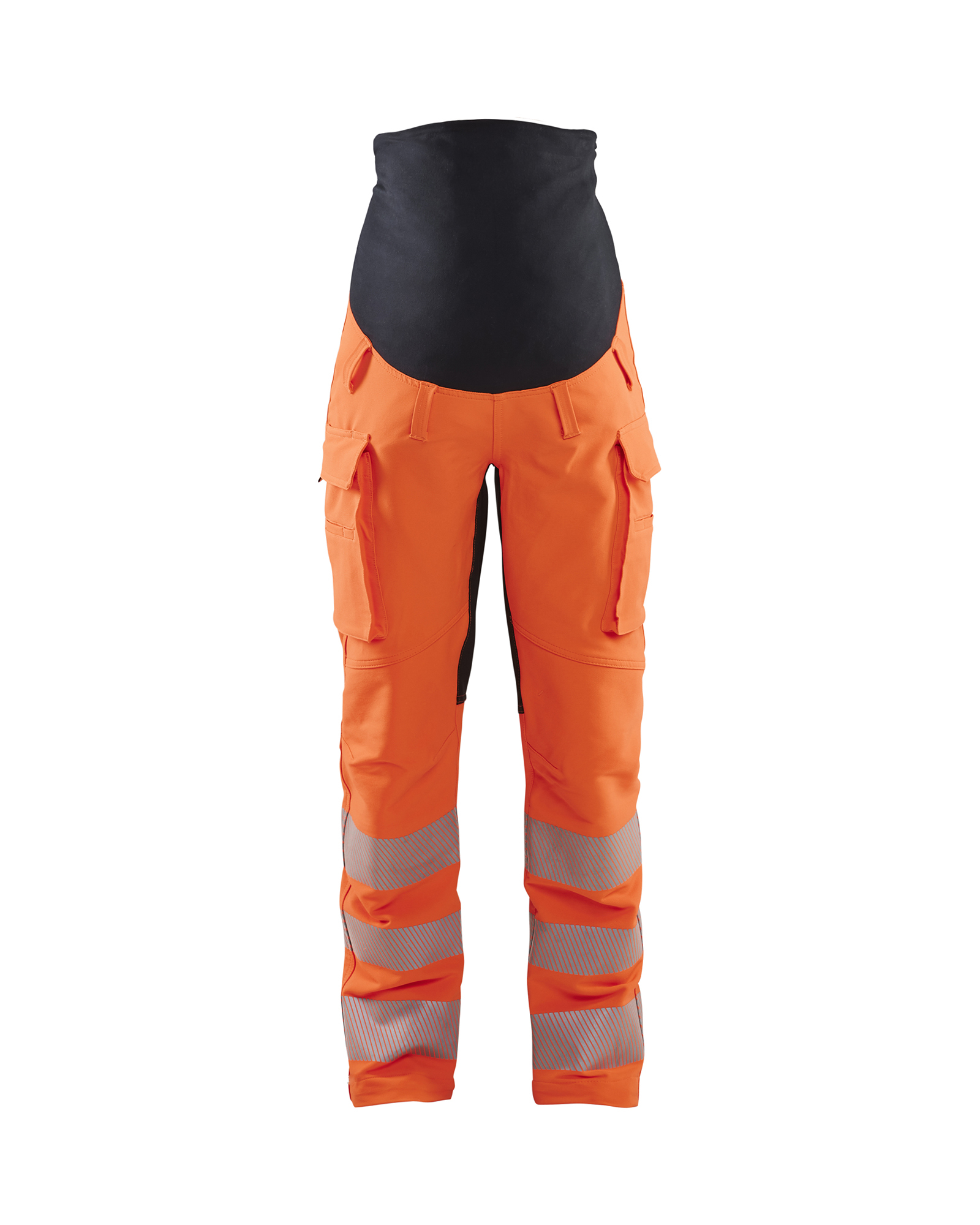 Pantalon de grossesse haute-visibilité stretch 4D Blåkläder 7100 Orange fluo/Noir Blaklader - 710016425399