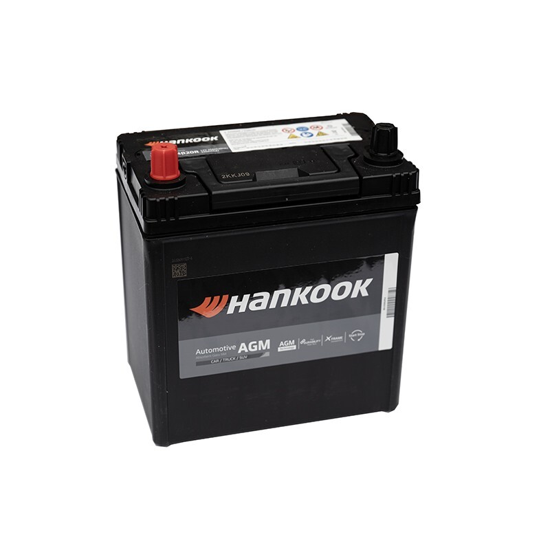 BATTERIE 12V 35Ah 340A 196X127X201 - HANKOOK - AGM S34B20R