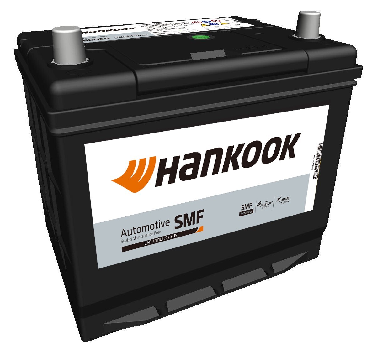 BATTERIE 12V 60Ah 480A 230X172X200 - HANKOOK - MF56069