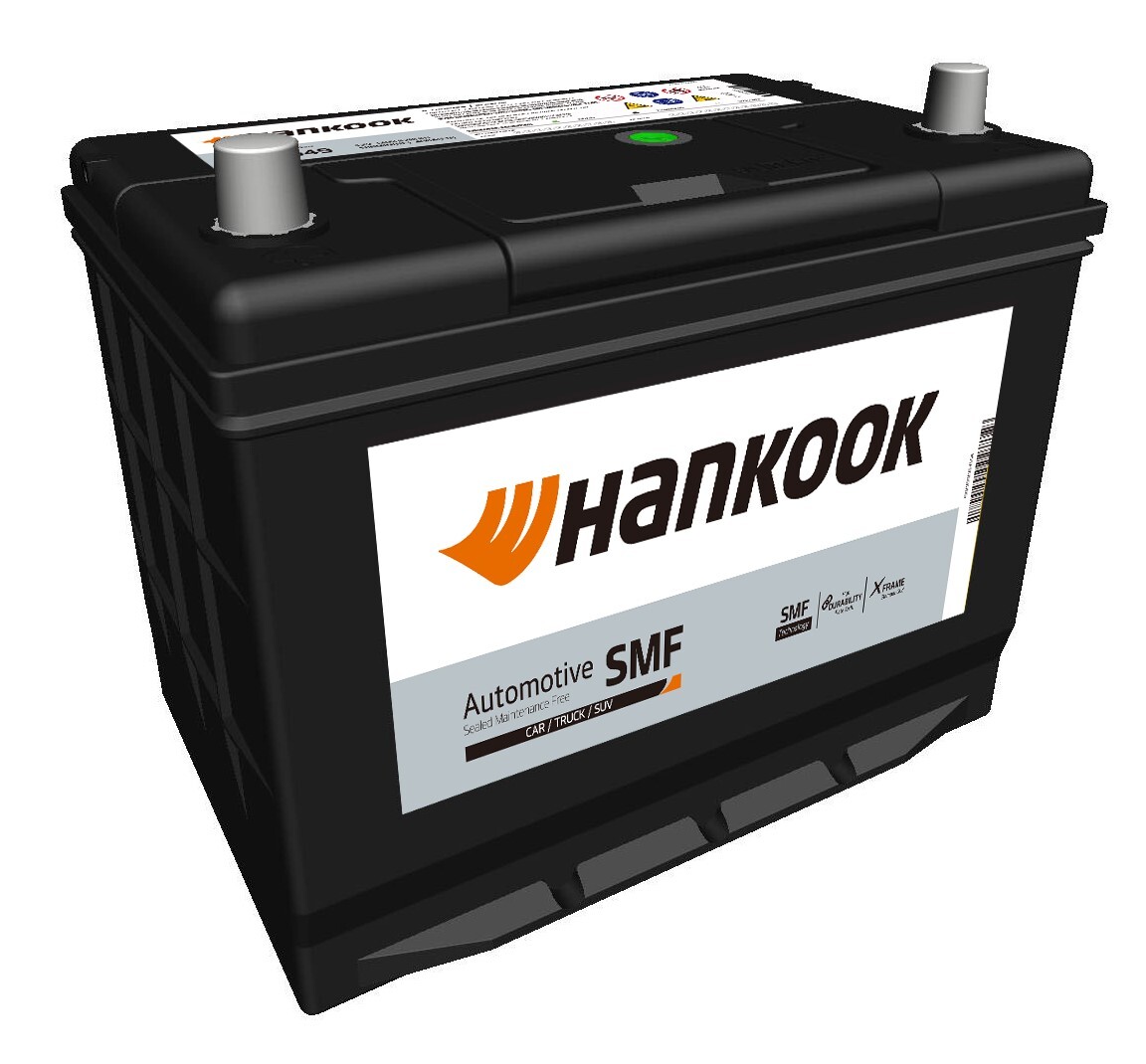 BATTERIE 12V 70Ah 540A 257X172X200 - HANKOOK - MF57029