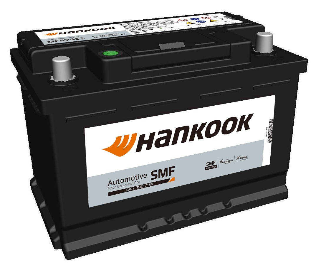 BATTERIE 12V 74Ah 680A 277X174X190 - HANKOOK - MF57412