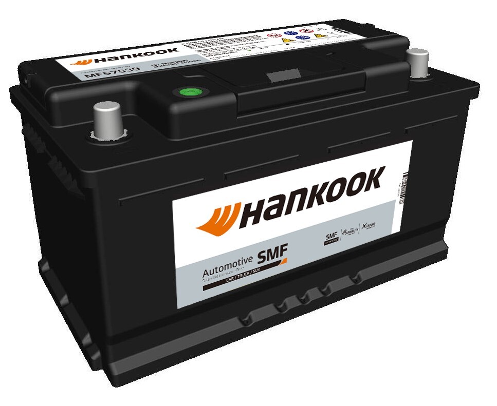 BATTERIE 12V 75Ah 640A 315X174X175 - HANKOOK - MF57539