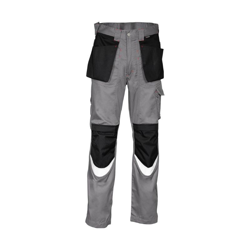 Pantalon BRICKLAYER gris clair/noir - Jambes longues - COFRA - V015-0-01