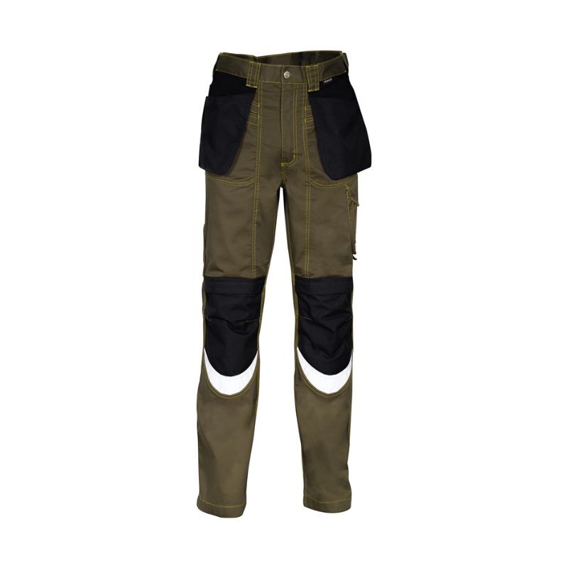 Pantalon BRICKLAYER taupe ssw - Jambes longues - COFRA - V015-0-03