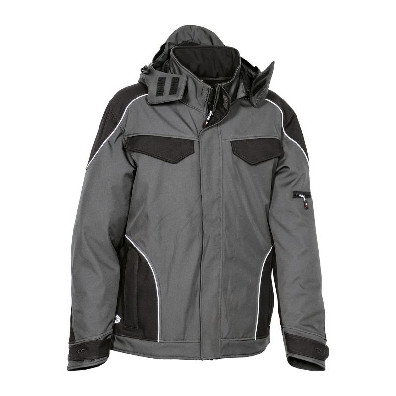 Veste Softshell TECKA anthracite et noir - Taille standard - COFRA - V415-0-06