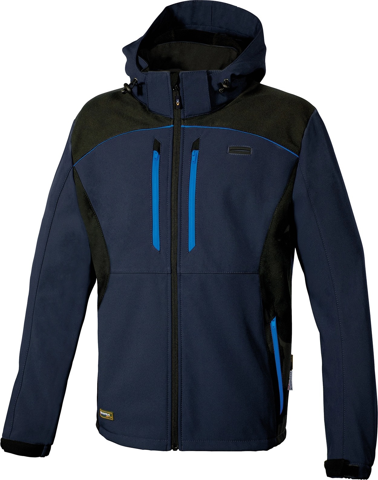 Veste Softshell KLARBO bleu/noir/royal - Taille standard - COFRA - V552-0-02