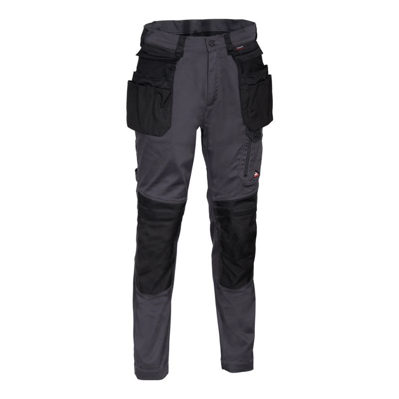 Pantalon Multipoches KUDUS antracite/noir - Jambes longues - COFRA - V568-0-04