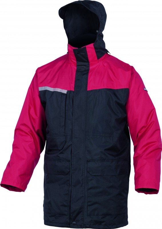 PARKA DELTA PLUS 2 EN 1 POLYESTER ENDUIT PVC NOIR / ROUGE - ALAS2RO0