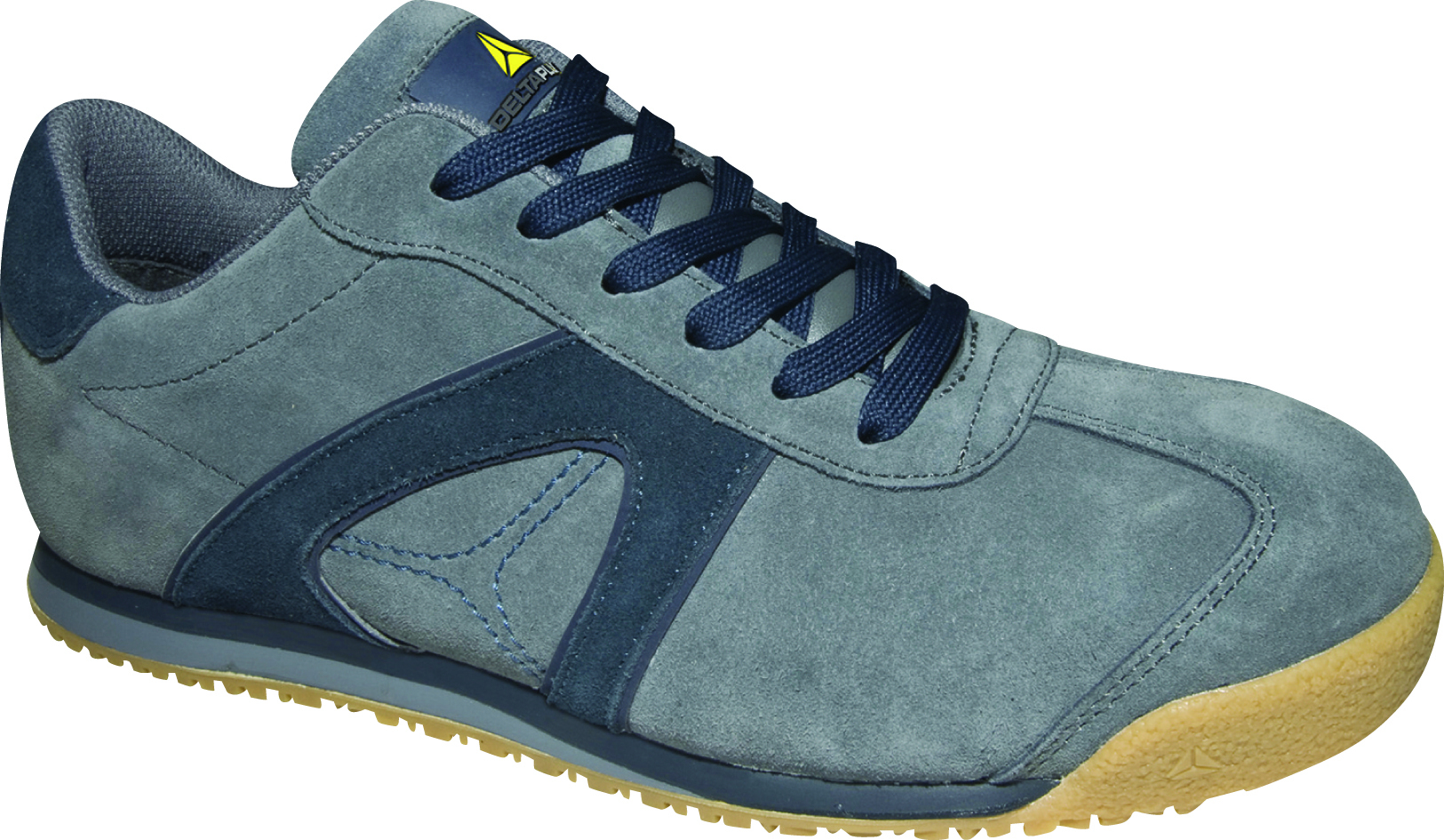 CHAUSSURES BASSES CUIR CROUTE VELOURS BLEU/GRIS DELTA PLUS- D SPIRIT S1P - DSPIRSPBG0