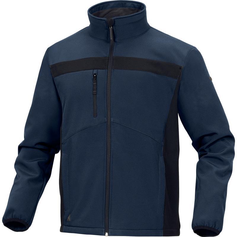 VESTE DE TRAVAIL SOFTSHELL BLEU MARINE - DELTA PLUS - LULEA2 - LULE2BM0