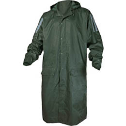 MANTEAU DE PLUIE POLYESTER ENDUIT PVC VERT DELTA PLUS - MA400VE0