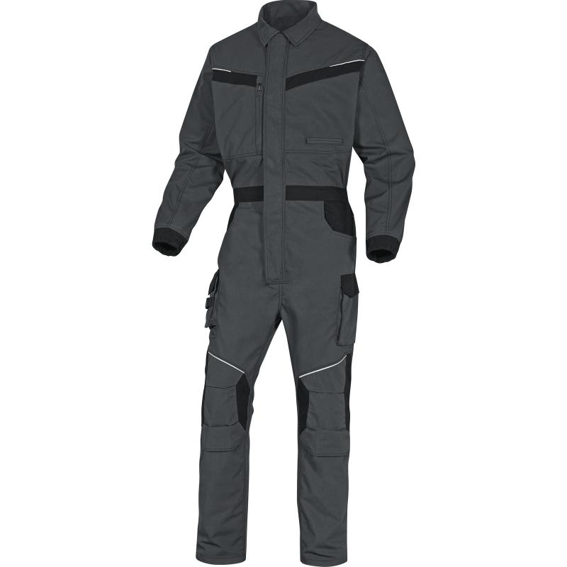 COMBINAISON DE TRAVAIL MACH2 CORPORATE EN POLYESTER / COTON RIPSTOP GRIS NOIR DELTA PLUS- MCCO2GN0 - MCCO2GNGT