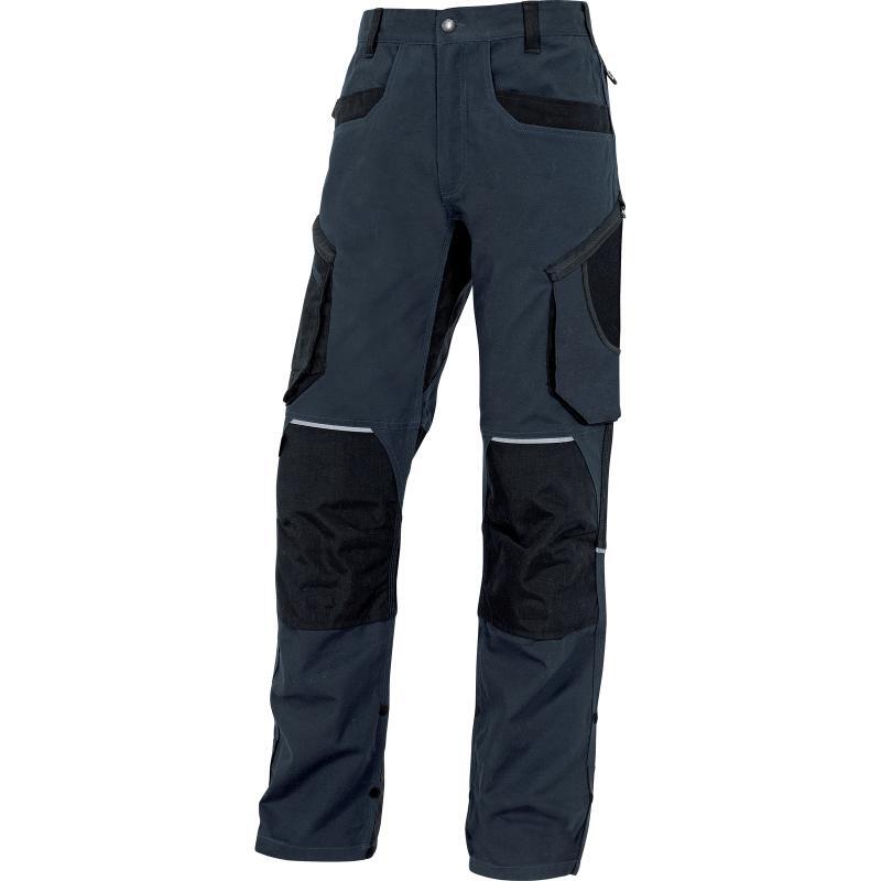 PANTALON DE TRAVAIL DELTA PLUS MACH ORIGINALS EN COTON / ELASTHANE BLEU MARINE -MOPA2BM0