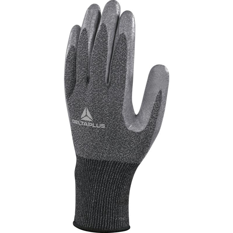 GANT TRICOT DELTA PLUS SOFTNOCUT® - PAUME ENDUITE NITRILE GRIS - VECUT36GR0