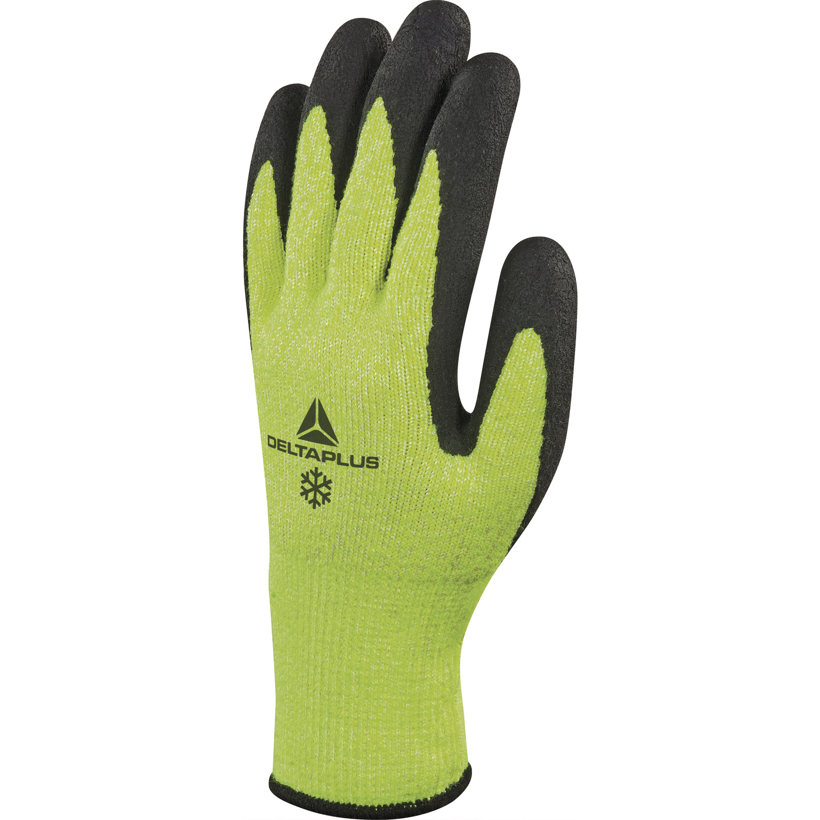 GANT TRICOT DELTA PLUS POLYETHYLENE HAUTE PERFORMANCE / ACRYLIQUE - PAUME ENDUITE MOUSSE DE LATEX JAUNE - VV737JA0