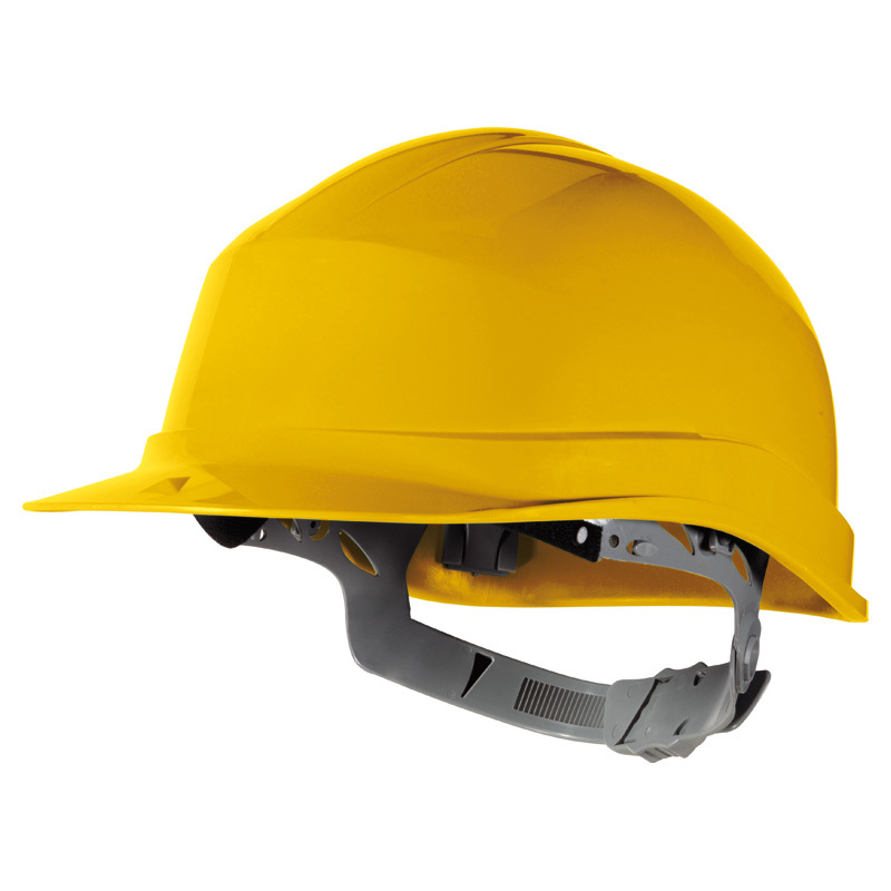 CASQUE DE CHANTIER ZIRCON JAUNE SERRAGE GLISSIÈRE DELTA PLUS - D020ZIRC1JA