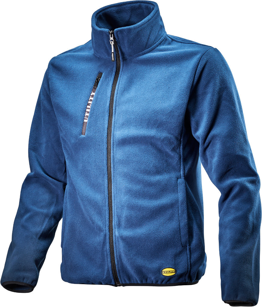 POLAIRE BROSSÉ DIADORA BLEU FONCÉ SWEAT PILE FZ - D02117211860033