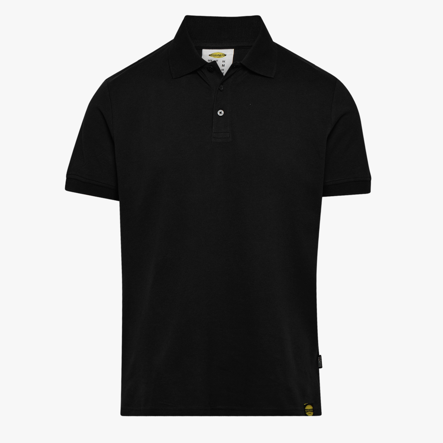 Polo de travail DIADORA MC ATLAR ORGANIC NOIR - 177955800130