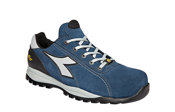 CHAUSSURES DE SECURITE DIADORA BASSE BLEU COSMOS S3L FO SR HRO ESD  GLOVE TECH LOW -181125600140