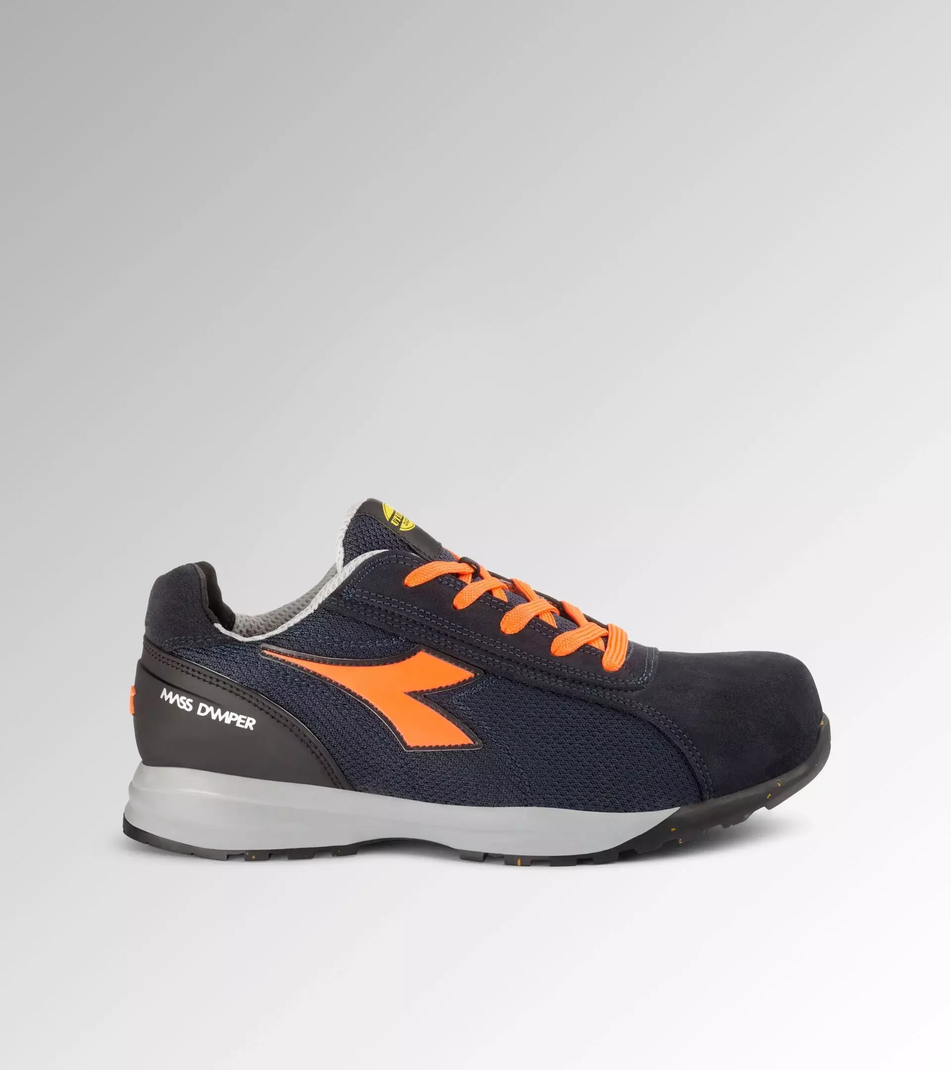 Chaussures de sécurité basses DIADORA GLOVE MDS TEXT LOW S1PS FO HRO SR noir et orange - 181136C9545