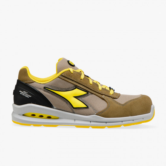 Chaussures de sécurité basses marron-roche lunaire DIADORA UTILITY RUN NET AIRBOX LOW S1PS FO SR - 181146C8705