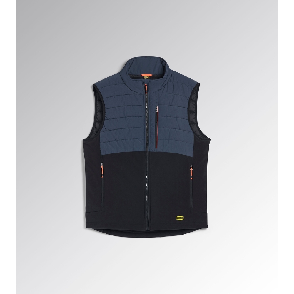 Gilet de travail bleu marine/noir PADDED VEST OSLO HYBRID - Diadora - 181812C4725