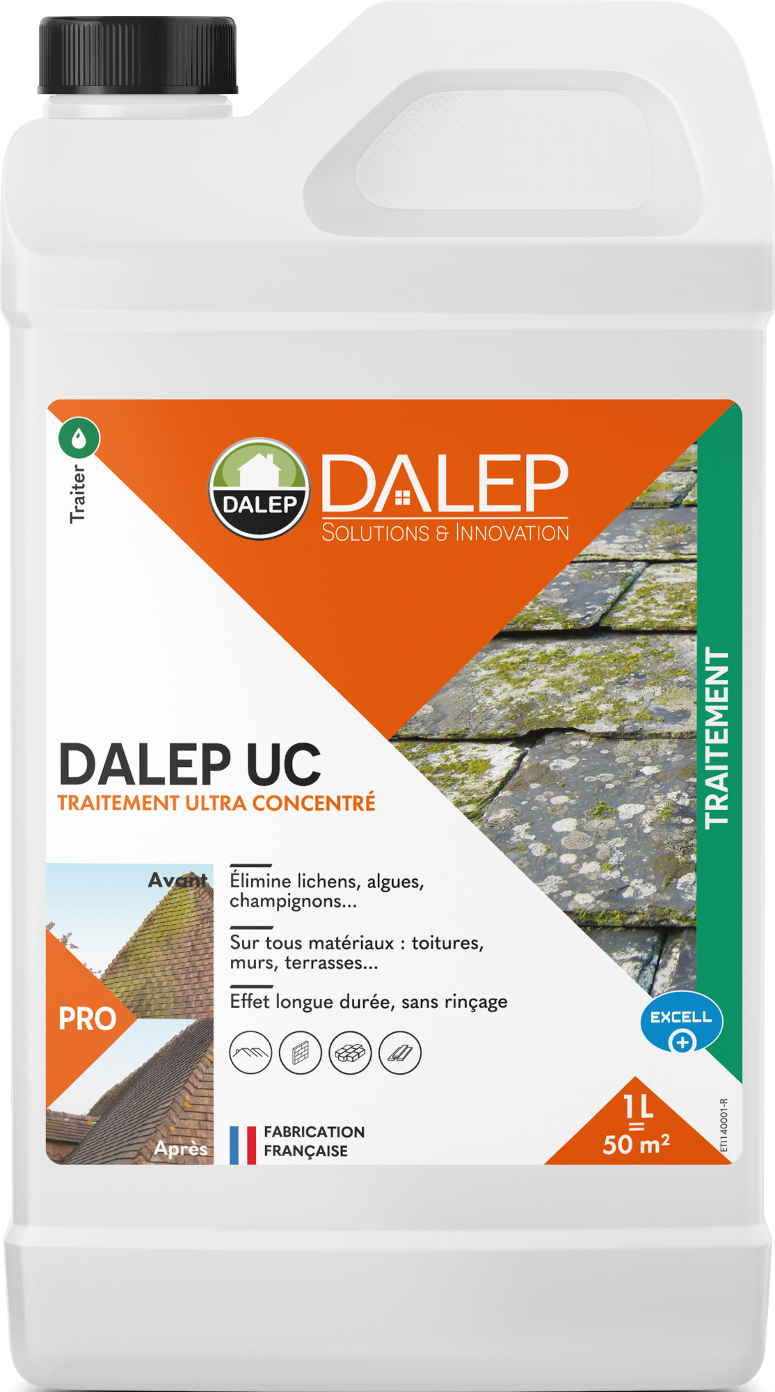 Traitement Ultra Concentré DALEP UC - Bidon 1 L - 1.01.0008.01