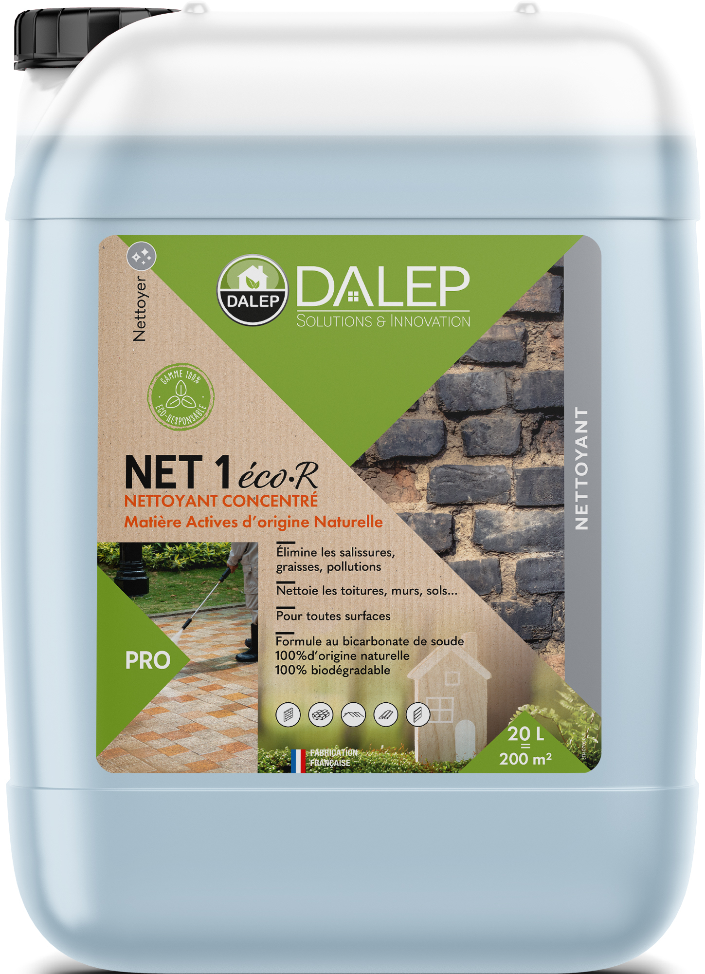 Nettoyant NET 1 éco·R Concentré - Bidon 20 L DALEP - 1.04.0048.06