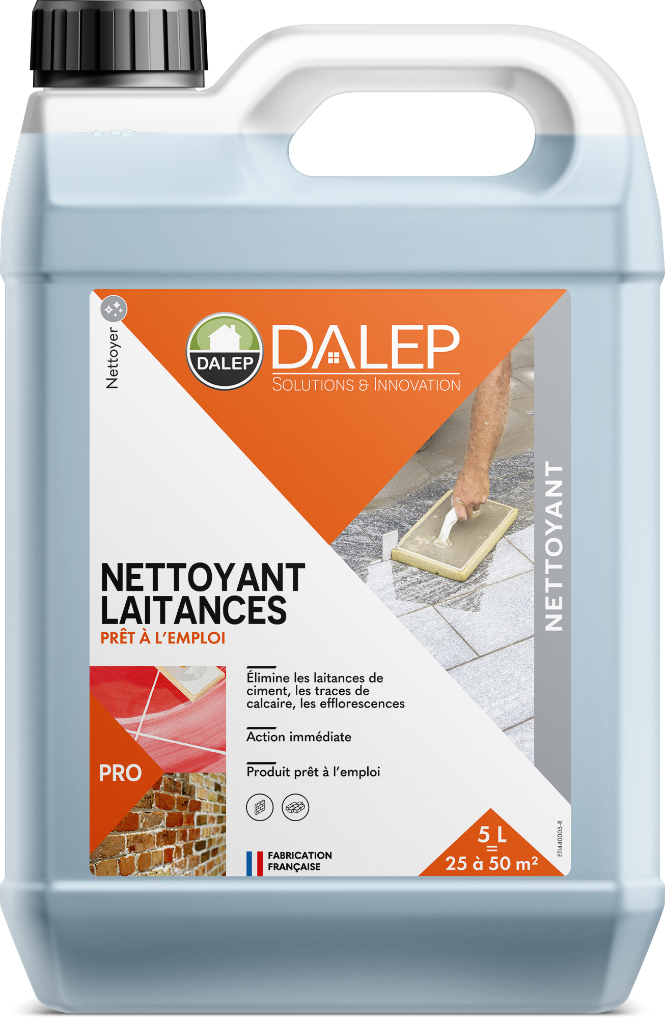 NETTOYANT LAITANCES Prêt à l'Emploi - Bidon 5 L DALEP - 1.04.0053.03