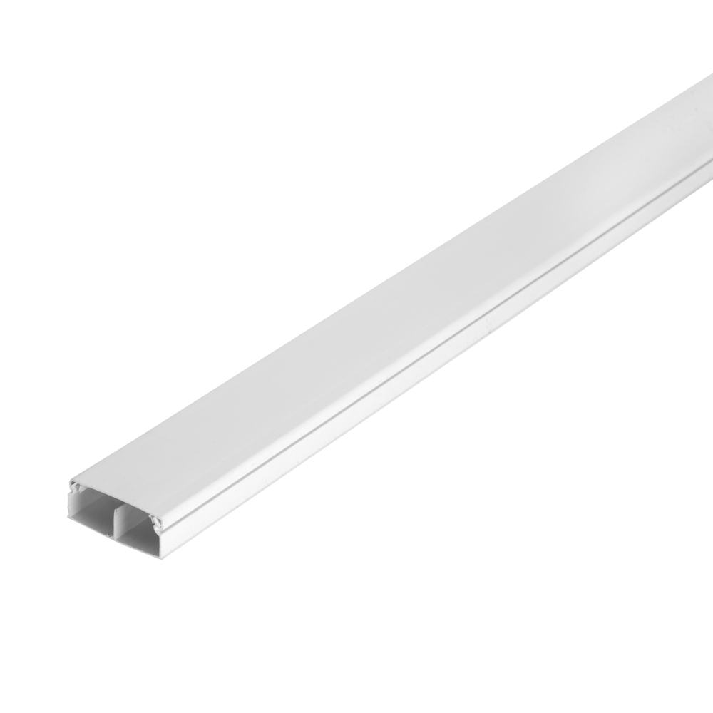 MOULURE BICANALE 50X20 MM 2M BLANC - DEBFLEX - 436010