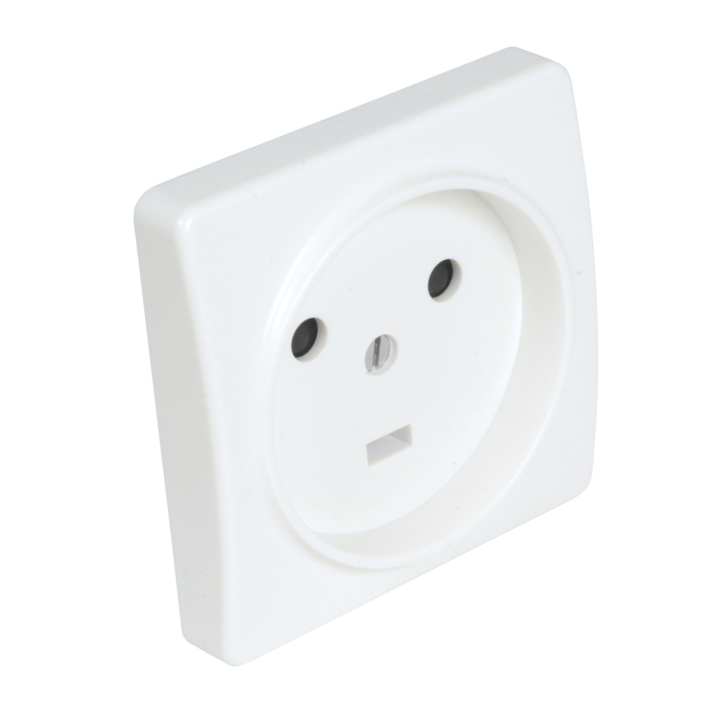 PRISE ENCASTREE 20A 2P+T BLANC - DEBFLEX - 703820